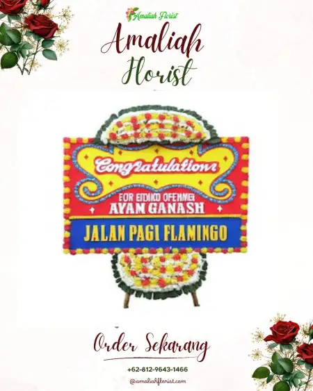 Sewa Papan Bunga Teiraplu