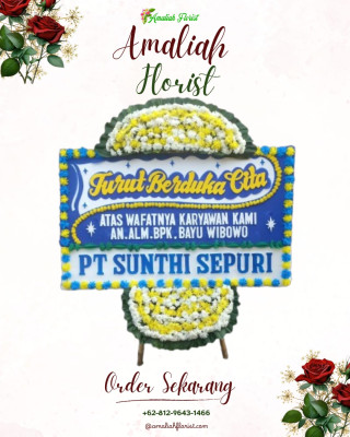Papan Bunga Duka di Teiraplu